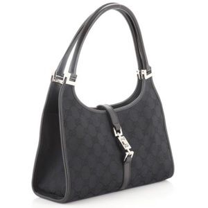 Gucci GG Monogram Jackie O Bardot Bag Handbag